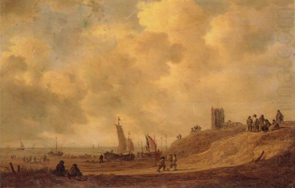 The Coast at Egmodn an Zee, Jan josephsz van goyen